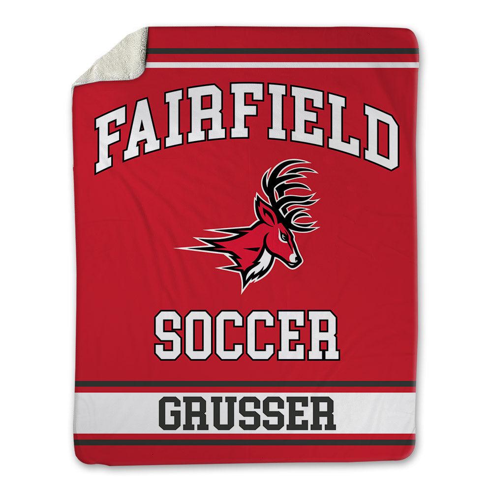 Fairfield - NCAA Women's Soccer : Mary Grusser - Blanket-0