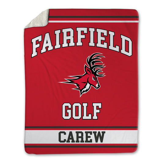 Fairfield - NCAA Men's Golf : Jack Carew - Blanket-0