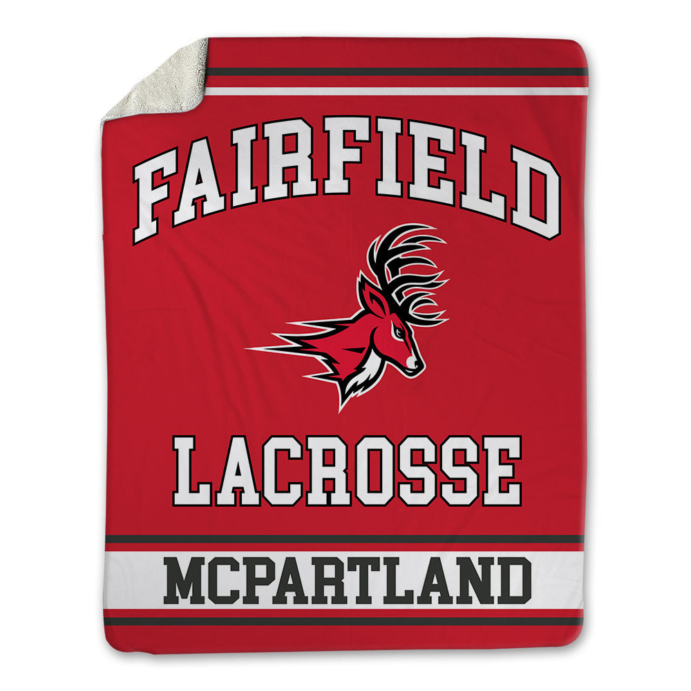 Fairfield - NCAA Men's Lacrosse : Will McPartland - Blanket-0