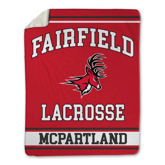 Fairfield - NCAA Men's Lacrosse : Will McPartland - Blanket-0