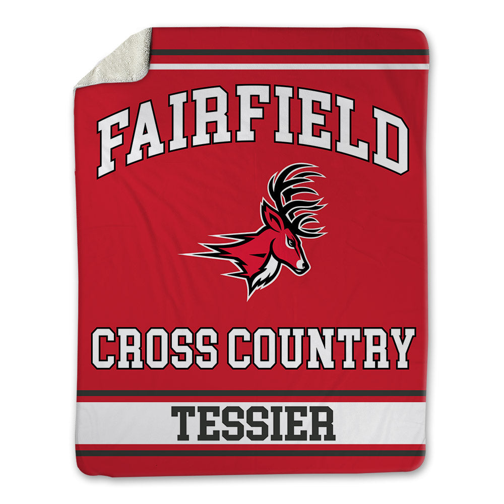 Fairfield - NCAA Men's Cross Country : Charlie Tessier - Blanket-0
