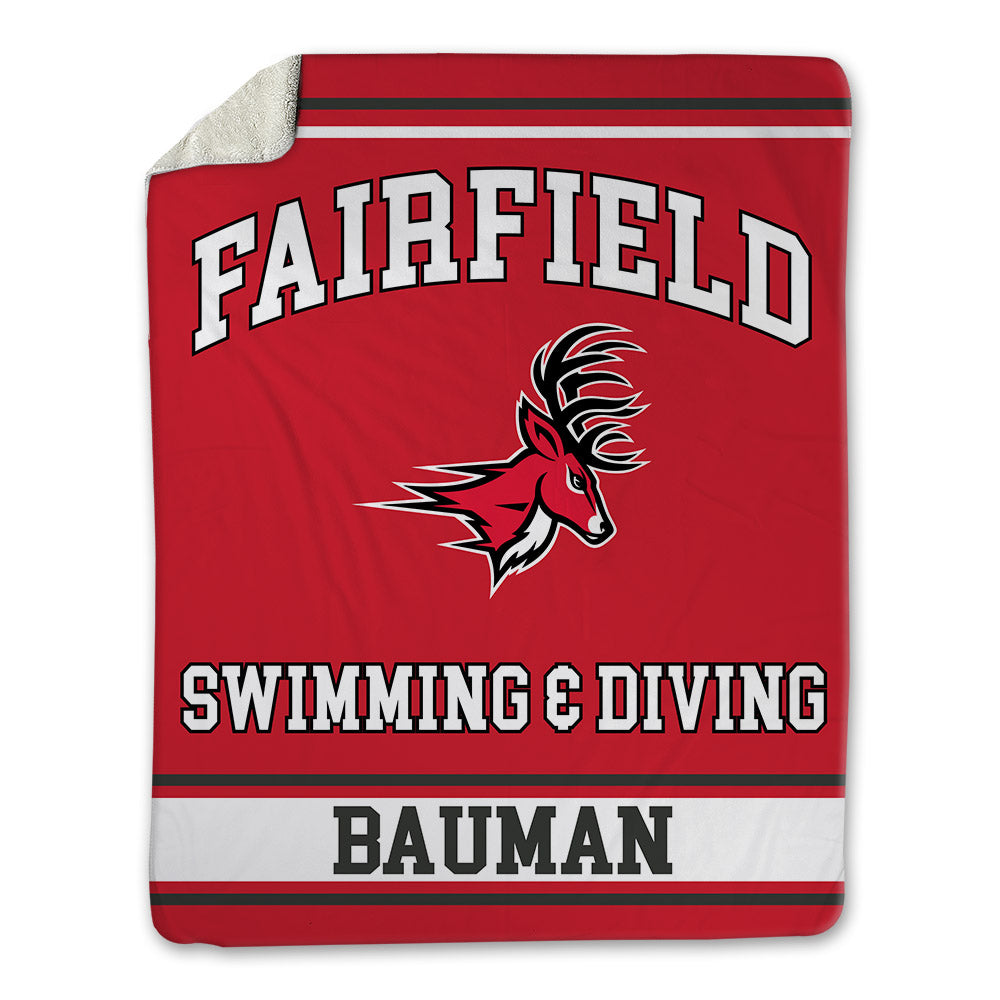 Fairfield - NCAA Women's Swimming & Diving : Rylie Bauman - Blanket-0