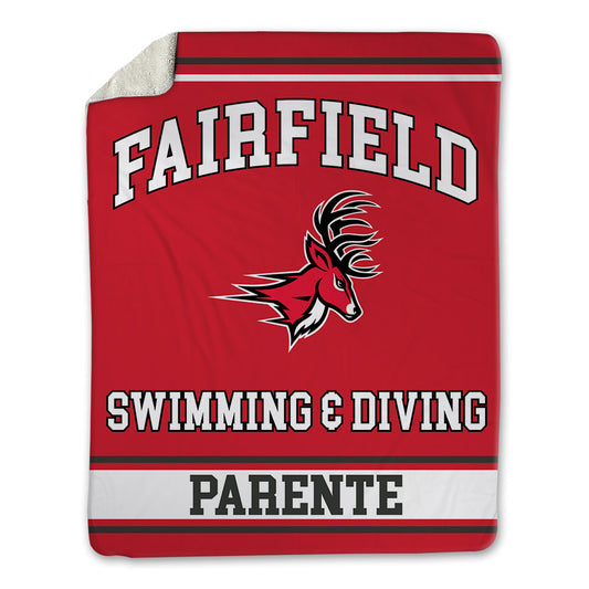 Fairfield - NCAA Men's Swimming & Diving : Jay Parente - Blanket-0