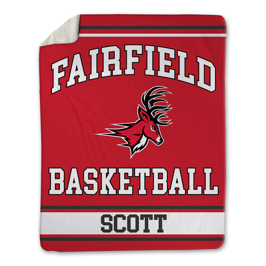 Fairfield - NCAA Women's Basketball : Sydni Scott - Blanket-0