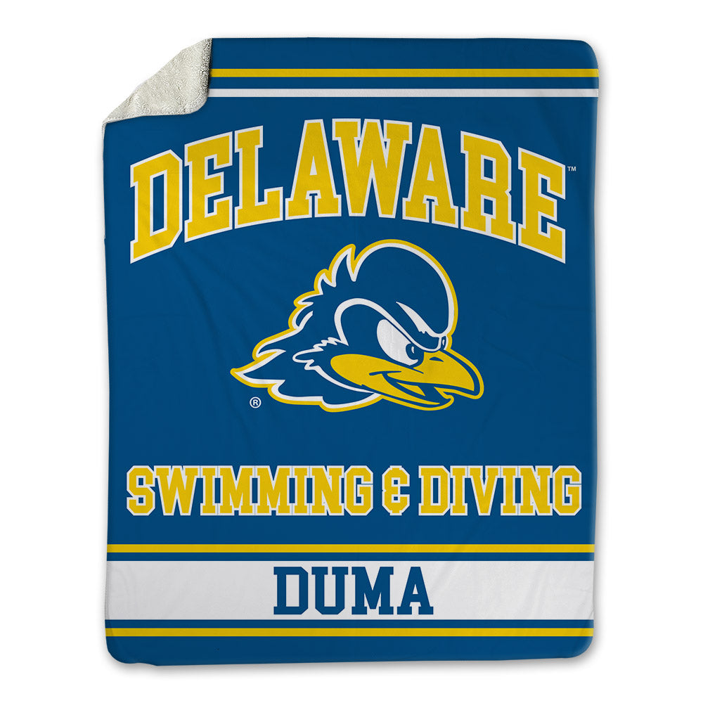 Delaware - NCAA Men's Swimming & Diving : John Duma - Blanket-0