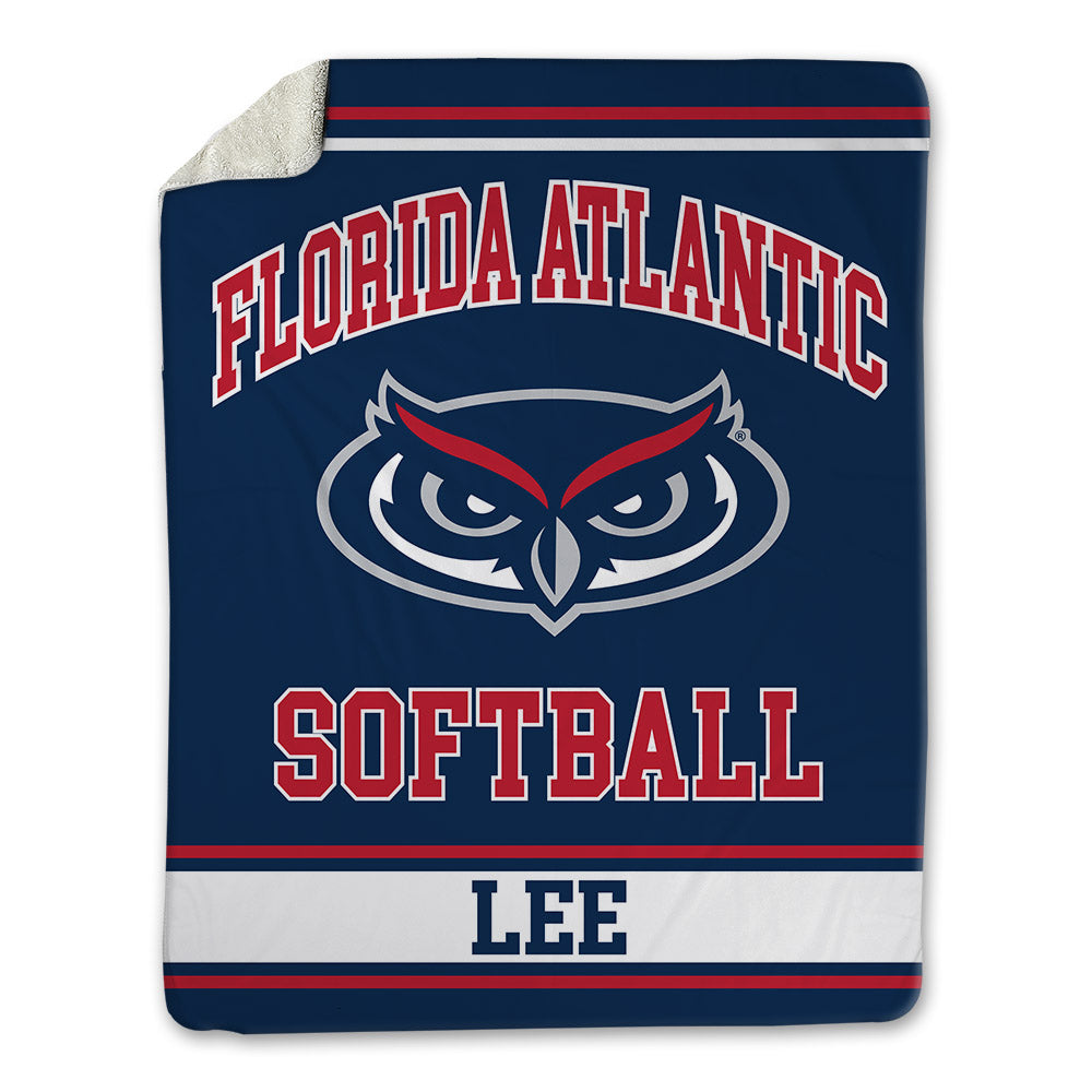 FAU - NCAA Softball : Makenna Lee - Blanket-0