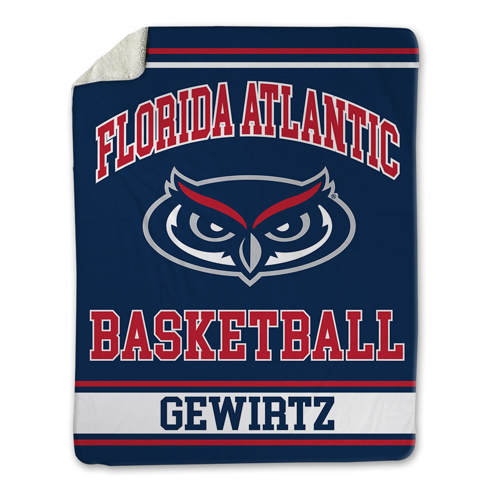 FAU - NCAA Women's Basketball : Madilyn Gewirtz - Blanket-0