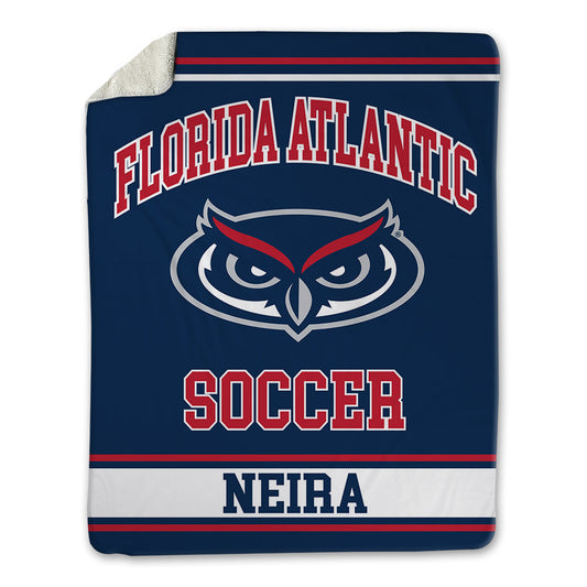 FAU - NCAA Women's Soccer : Sydney Neira - Blanket-0