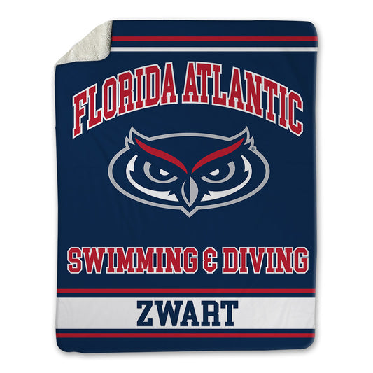 FAU - NCAA Women's Swimming & Diving : Kelly Zwart - Blanket-0