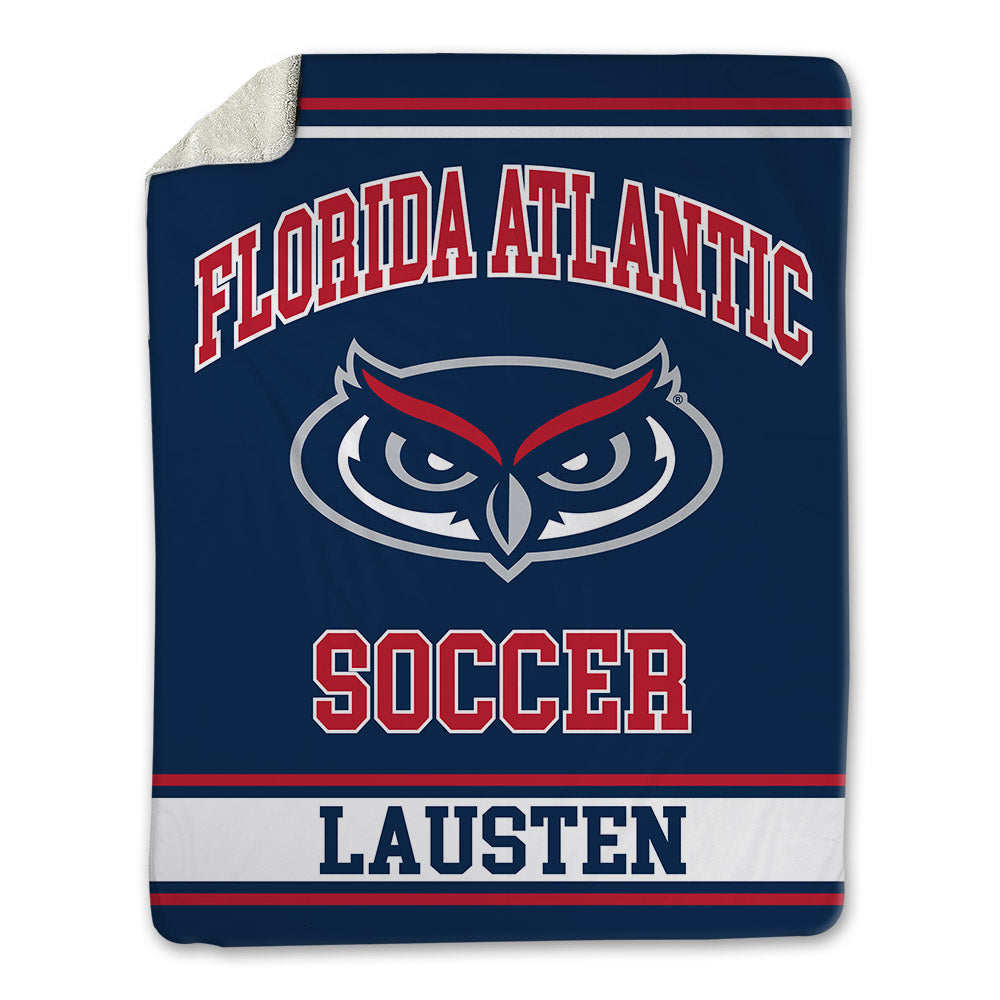 FAU - NCAA Men's Soccer : Emil Lausten - Blanket-0