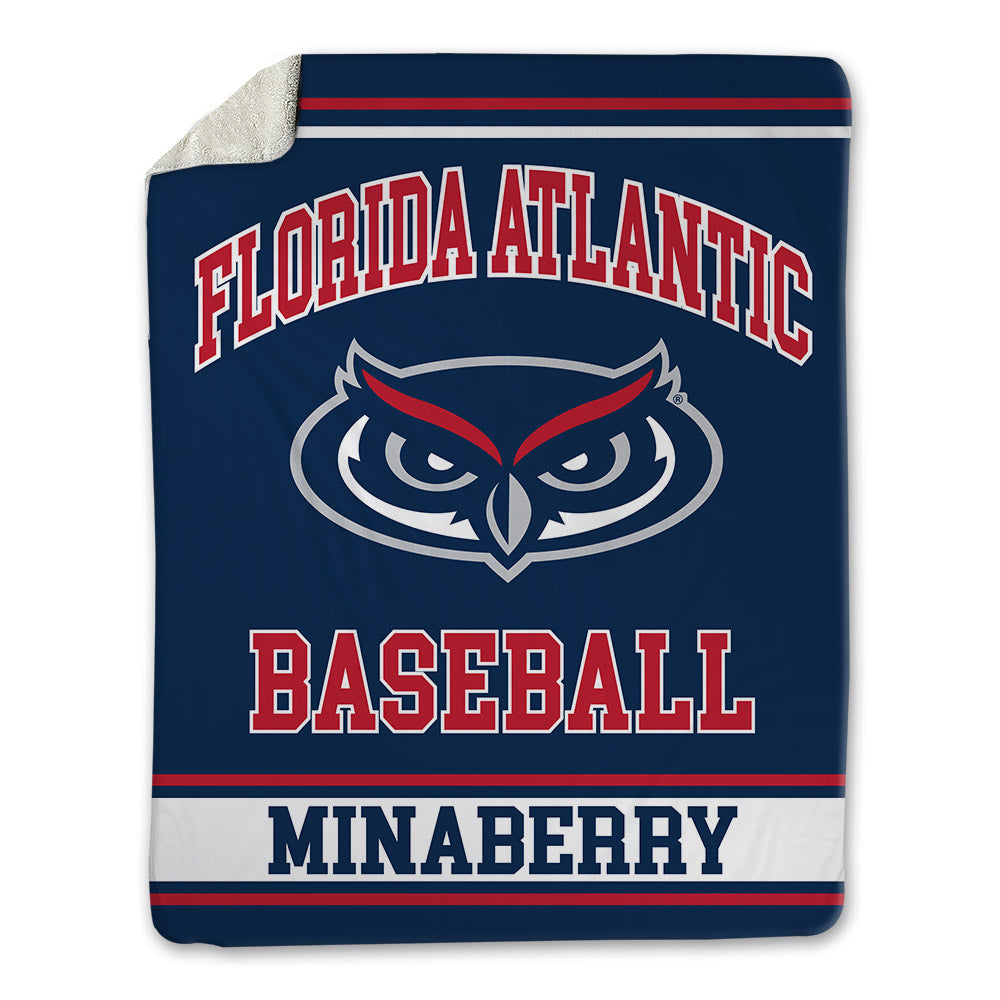 FAU - NCAA Baseball : Justin Minaberry - Blanket-0