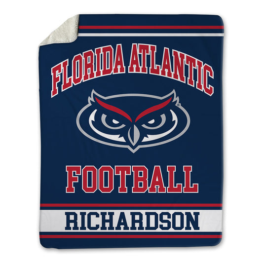 FAU - NCAA Football : Daughtry Richardson - Blanket-0