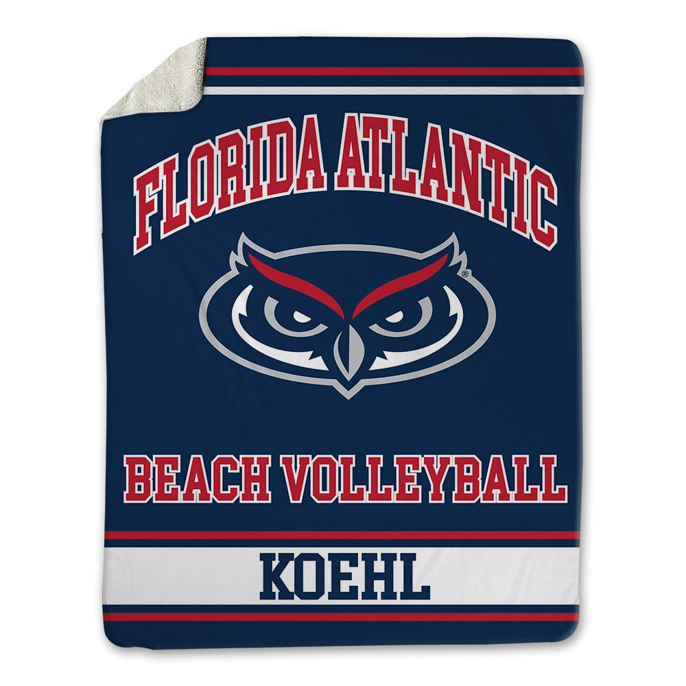 FAU - NCAA Beach Volleyball : Ava Koehl - Blanket-0