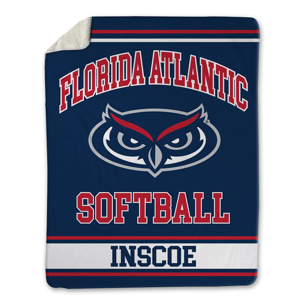 FAU - NCAA Softball : Madison Inscoe - Blanket-0