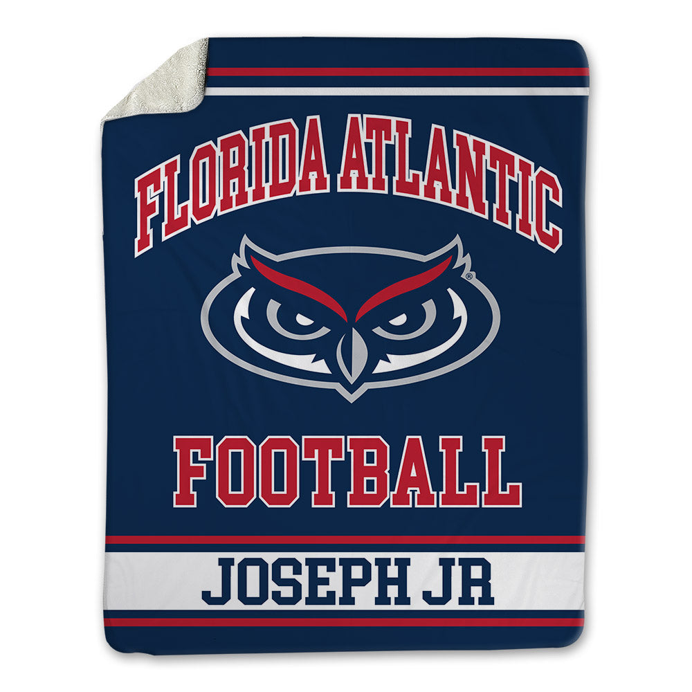 FAU - NCAA Football : Nicsaint Joseph jr - Blanket-0