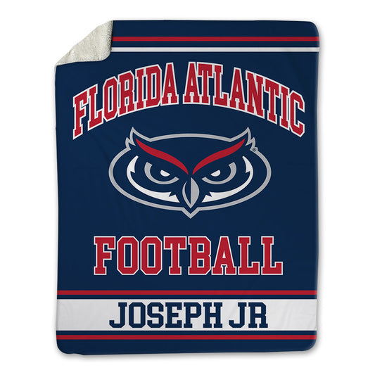 FAU - NCAA Football : Nicsaint Joseph jr - Blanket-0