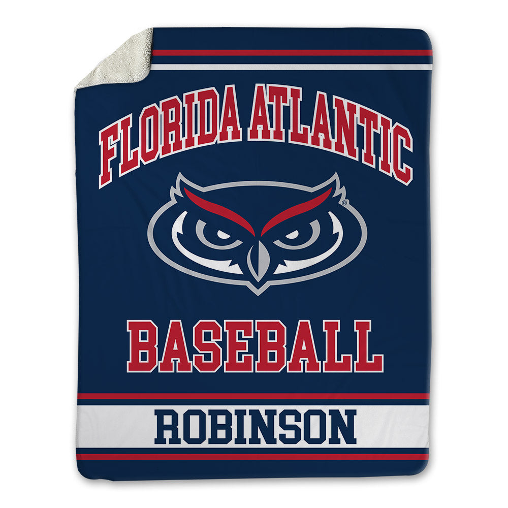 FAU - NCAA Baseball : Dalton Robinson - Blanket-0