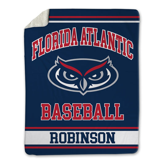 FAU - NCAA Baseball : Dalton Robinson - Blanket-0