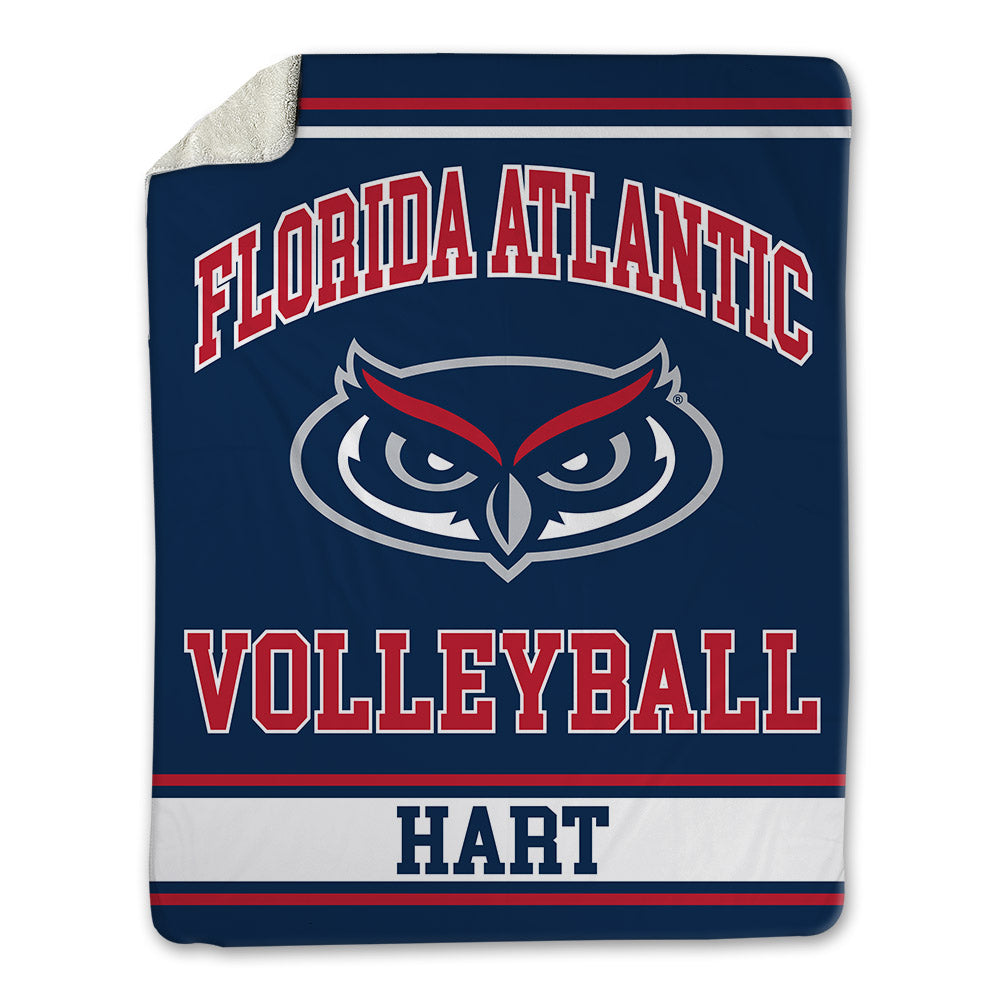 FAU - NCAA Women's Volleyball : Olivia Hart - Blanket-0