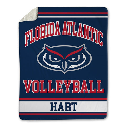 FAU - NCAA Women's Volleyball : Olivia Hart - Blanket-0