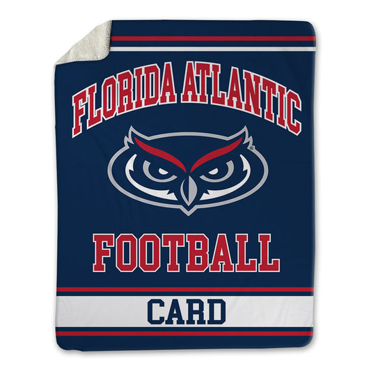 FAU - NCAA Football : Jade Card - Blanket-0
