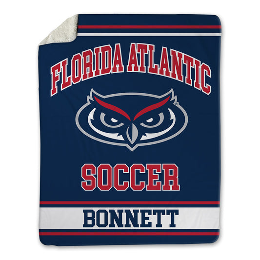 FAU - NCAA Women's Soccer : Myah Bonnett - Blanket-0