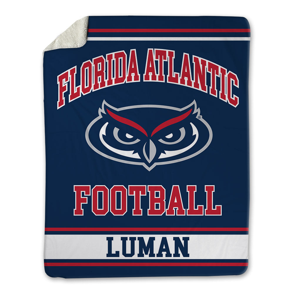 FAU - NCAA Football : Tyclean Luman - Blanket-0