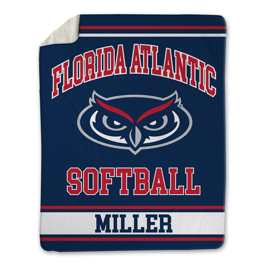 FAU - NCAA Softball : Paige Miller - Blanket-0