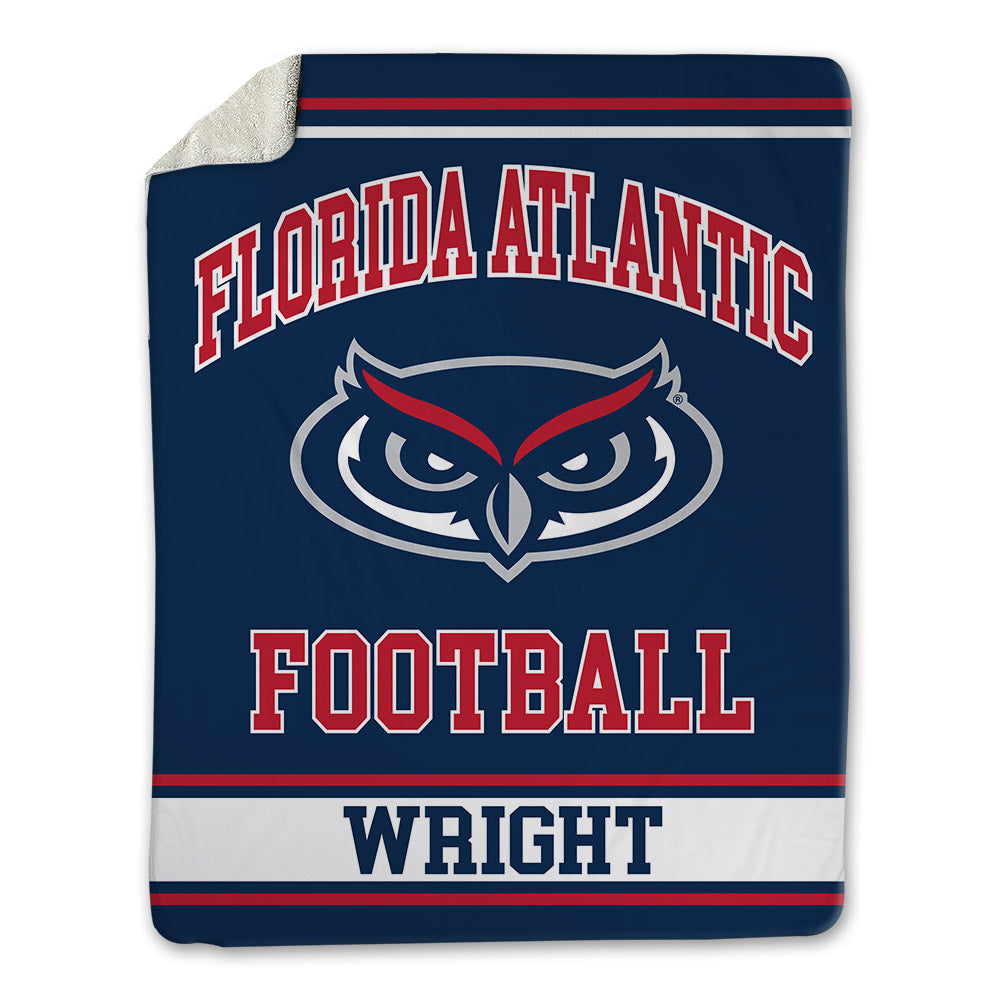 FAU - NCAA Football : Michael Wright - Blanket-0