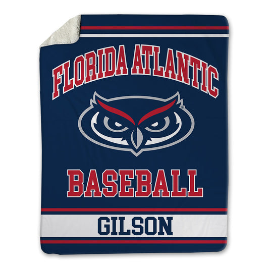FAU - NCAA Baseball : Brayden Gilson - Blanket-0