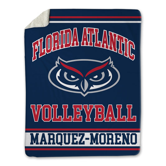 FAU - NCAA Women's Volleyball : Luye Marquez-moreno - Blanket-0