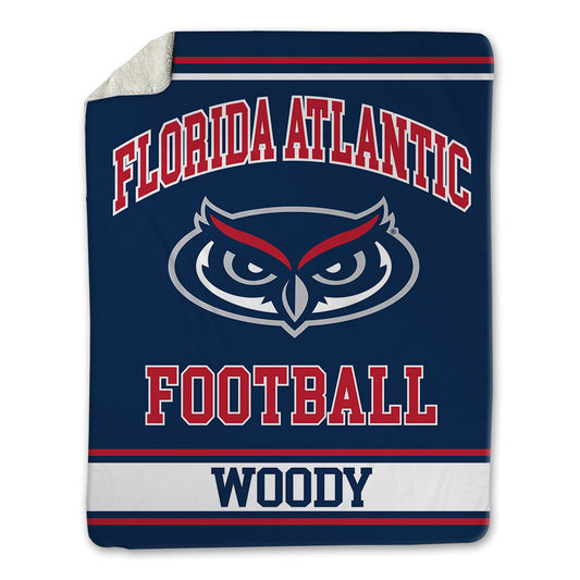 FAU - NCAA Football : Antojuan Woody - Blanket-0