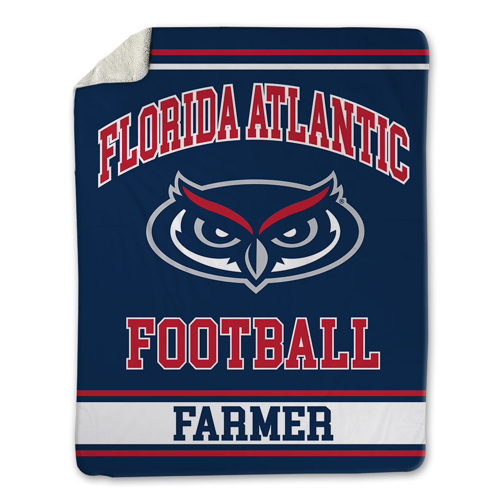 FAU - NCAA Football : Edwin Farmer - Blanket-0