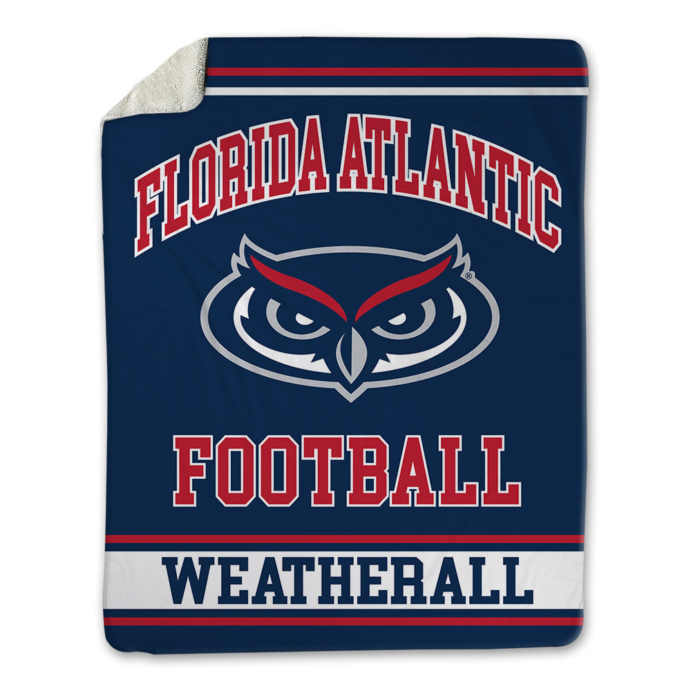 FAU - NCAA Football : Justin Weatherall - Blanket-0