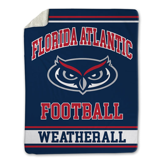 FAU - NCAA Football : Justin Weatherall - Blanket-0