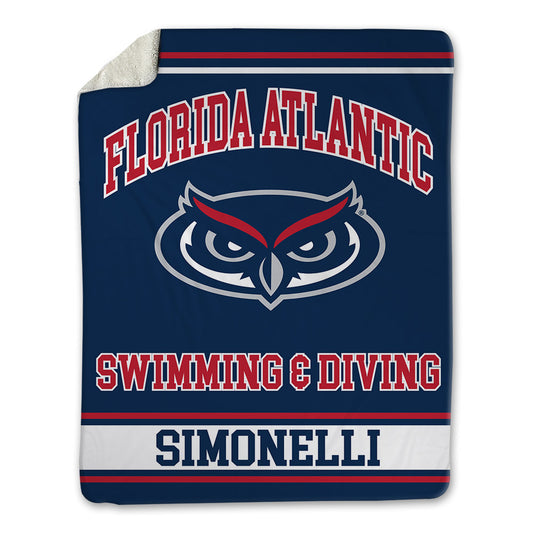 FAU - NCAA Men's Swimming & Diving : Gregory Simonelli - Blanket-0