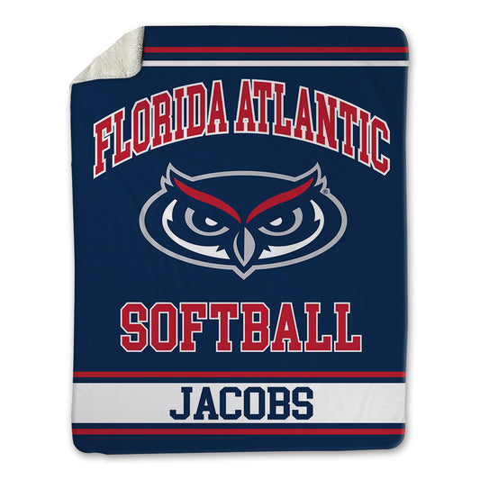 FAU - NCAA Softball : Ava Jacobs - Blanket-0