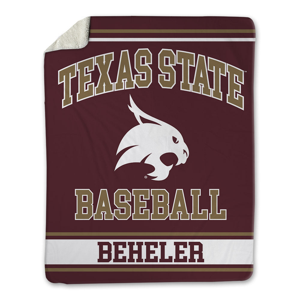 Texas State - NCAA Baseball : Blake Beheler - Blanket-0
