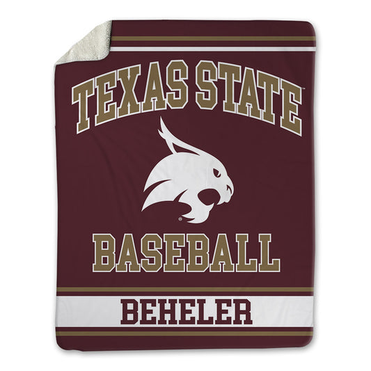 Texas State - NCAA Baseball : Blake Beheler - Blanket-0