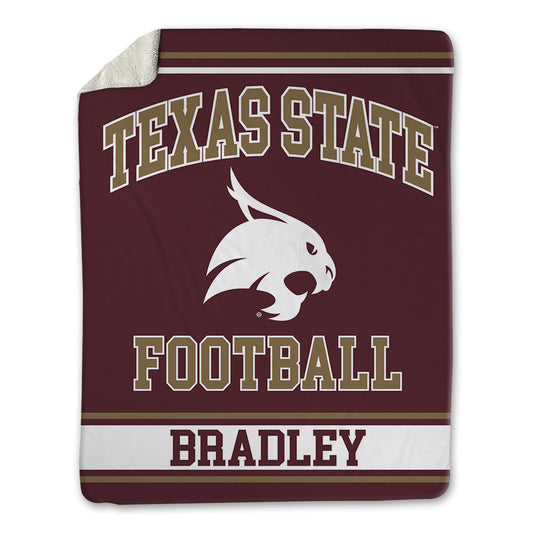 Texas State - NCAA Football : Jayden Bradley - Blanket-0