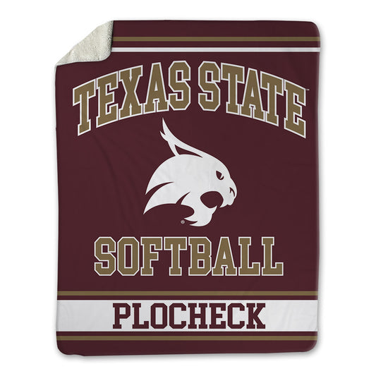 Texas State - NCAA Softball : Camryn Plocheck - Blanket-0