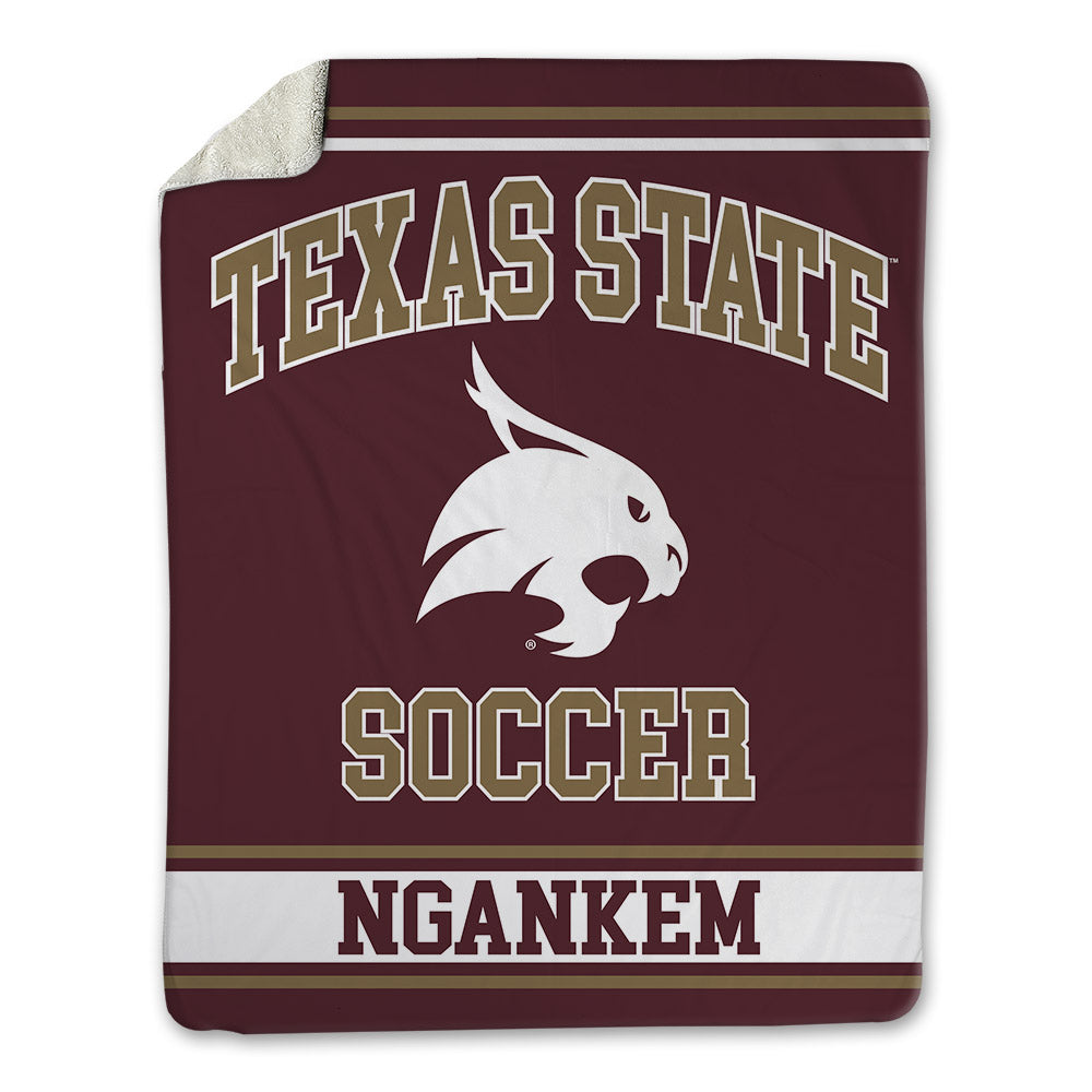 Texas State - NCAA Women's Soccer : Jenny Ngankem - Blanket-0