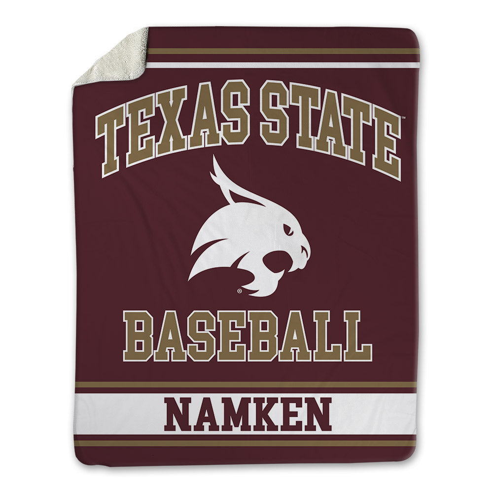 Texas State - NCAA Baseball : Clayton Namken - Blanket-0