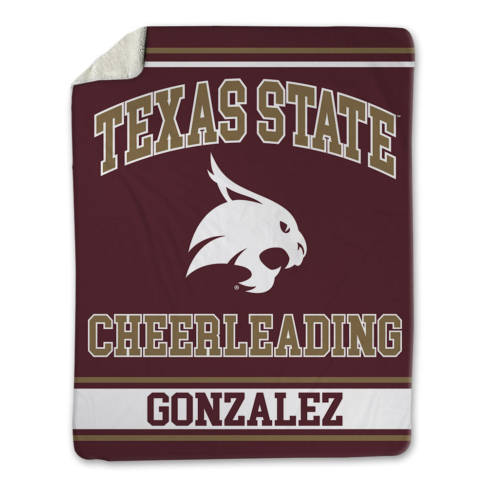 Texas State - NCAA Cheerleading : Mark Gonzalez - Blanket-0