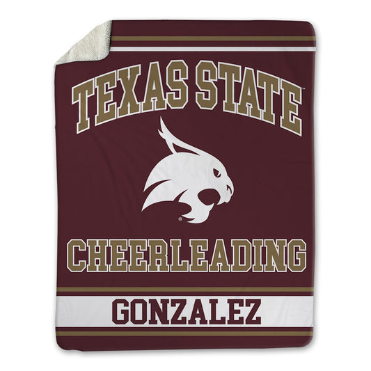 Texas State - NCAA Cheerleading : Mark Gonzalez - Blanket-0