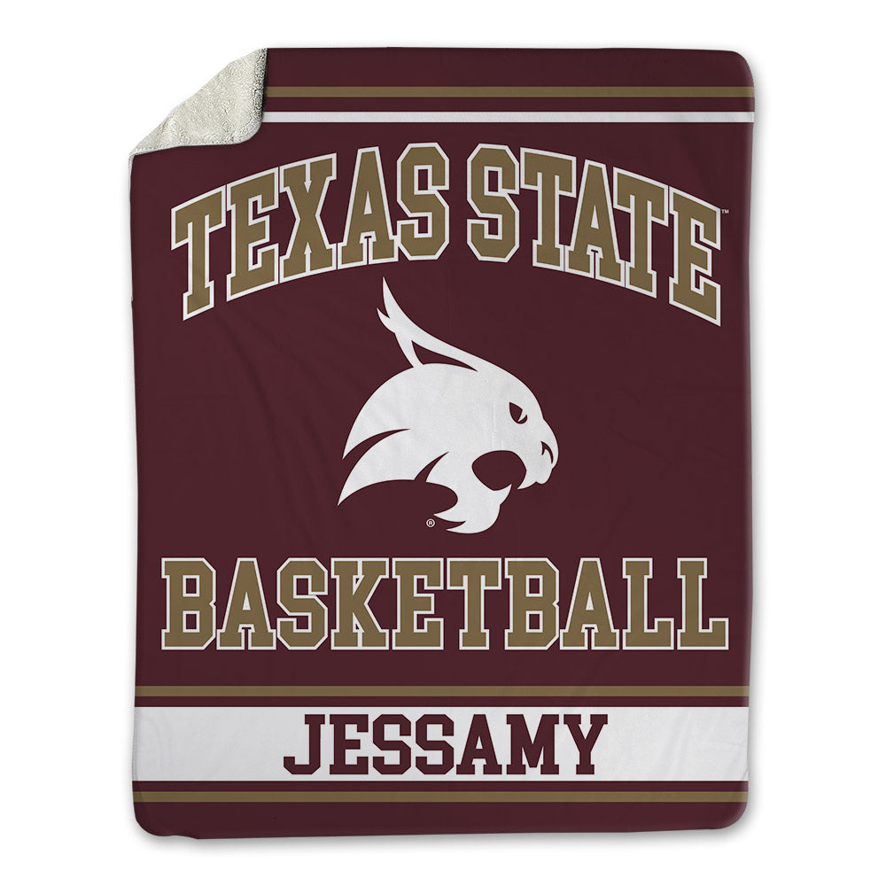 Texas State - NCAA Men's Basketball : Ronald Jessamy - Blanket-0