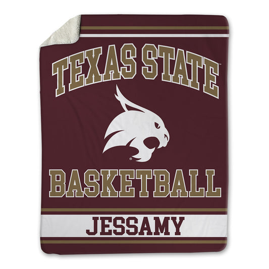 Texas State - NCAA Men's Basketball : Ronald Jessamy - Blanket-0