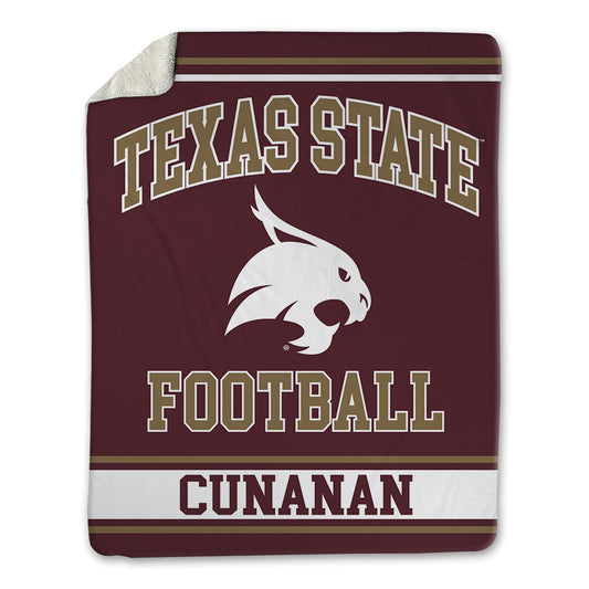 Texas State - NCAA Football : Dylan Cunanan - Blanket-0