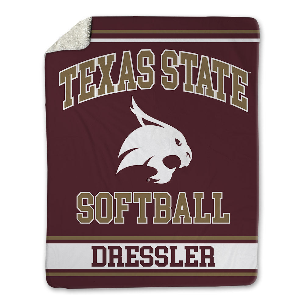 Texas State - NCAA Softball : Jayleigh Dressler - Blanket-0