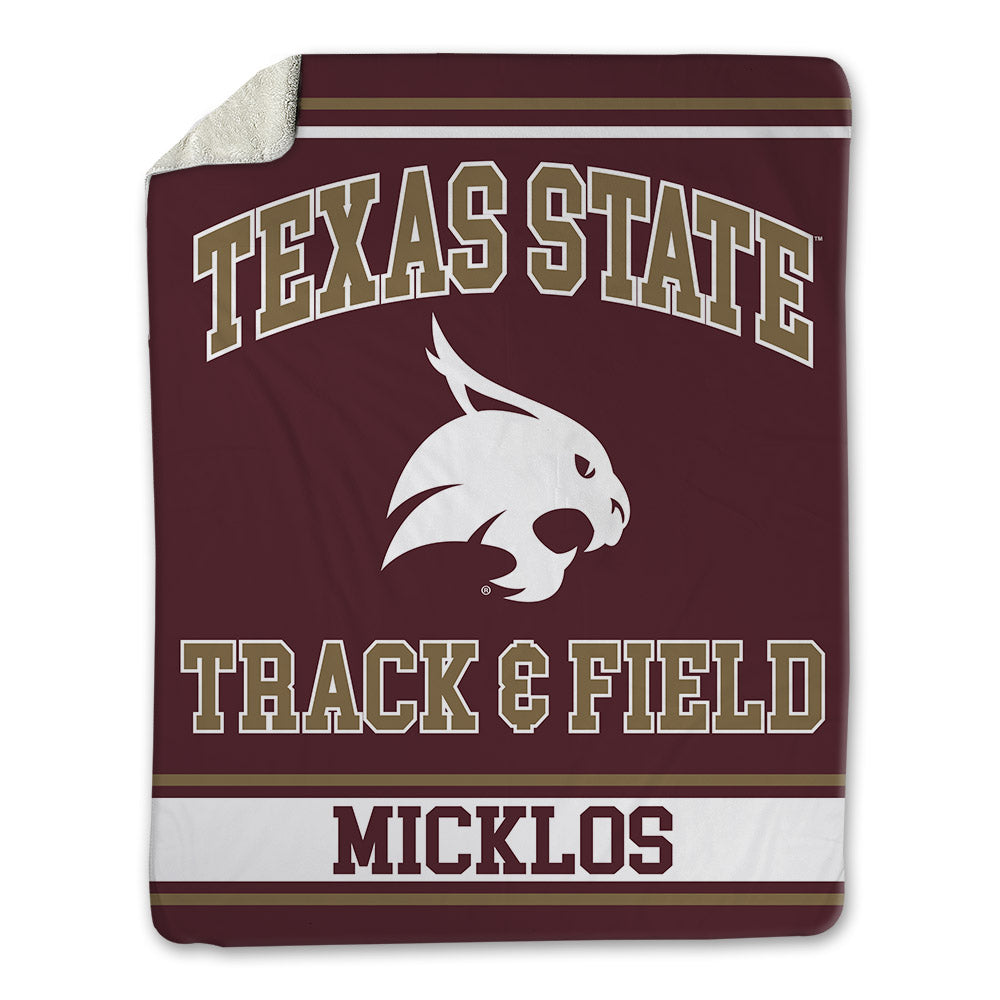 Texas State - NCAA Women's Track & Field : Addie Micklos - Blanket-0